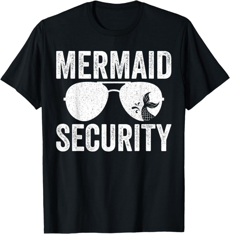 Mermaid Security Halloween Costume T-Shirt