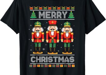 Merry Christmas Nutcracker Ballet Festive Xmas Men Women T-Shirt