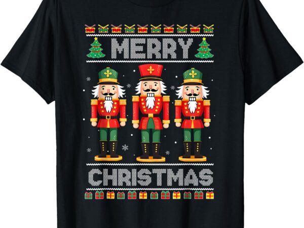 Merry christmas nutcracker ballet festive xmas men women t-shirt