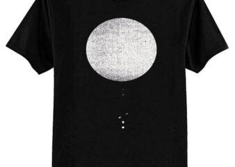 Minimal Solar System White Ink Edition Classic T-Shirt