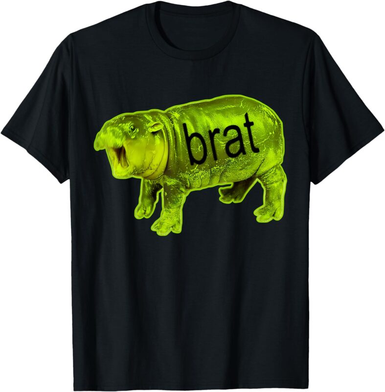 Moo Deng Brat Shirt Cute Baby Hippo T-Shirt