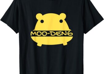 Moo Deng Clan _ Funny Pygmy Baby Hippo Mu deng Hip Hop Zoo T-Shirt