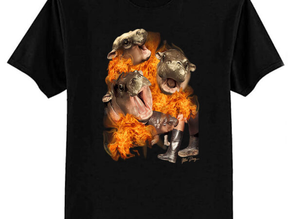 Moo deng is fire! t-shirt