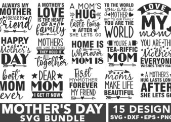 Mother’s Day SVG Bundle