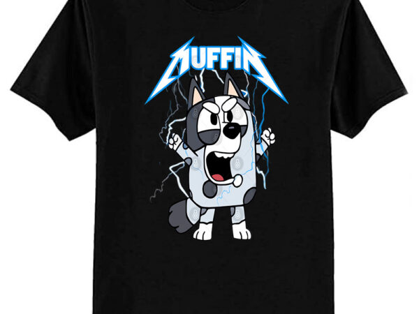 Muffin metal bluey t-shirt