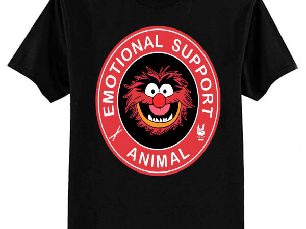 Muppets emotional support animal t-shirt