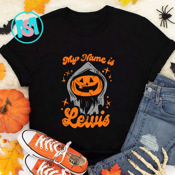 My Name Is Lewis Pumpkin Halloween SVG, Happy Halloween's Day SVG