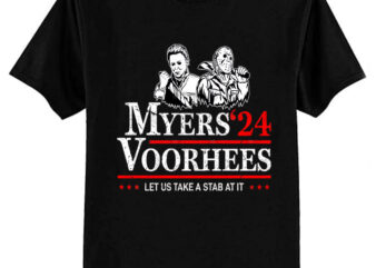 Myers Voorhees 24 For President – Michael Myers Jason Voorhees 2024 T-Shirt