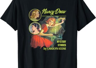 Nancy Drew Mystery Stories By Carolyn Keene Vintage Poster T-Shirt