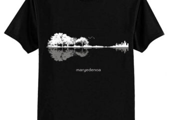 Nature Guitar Tri-blend T-Shirt