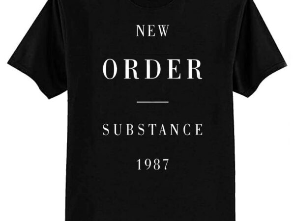 New order substance t-shirt