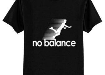 No Balance white logo T-Shirt