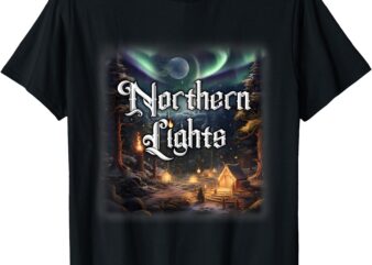 Northern Lights Wreath T-Shirt