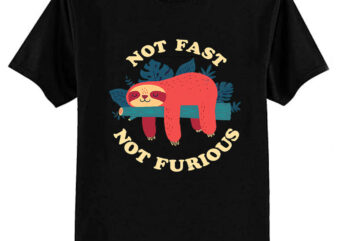 Not Fast, Not Furious Tri-blend T-Shirt