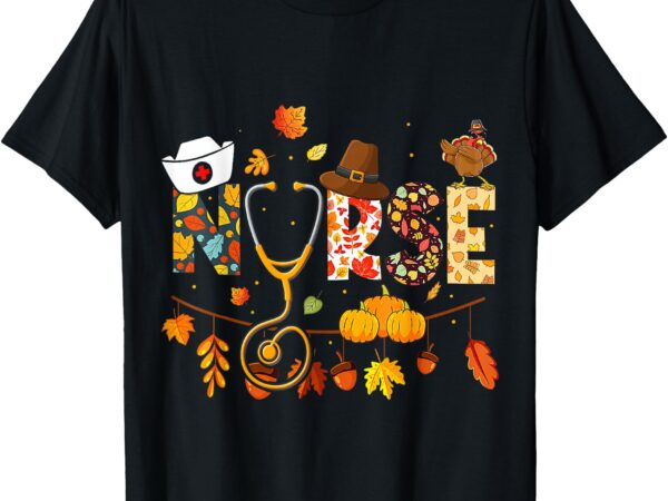 Nurse thanksgiving shirt health worker nursing fall turkey t-shirt