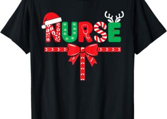 Nurse Xmas RN LPN CNA Women Christmas T-Shirt