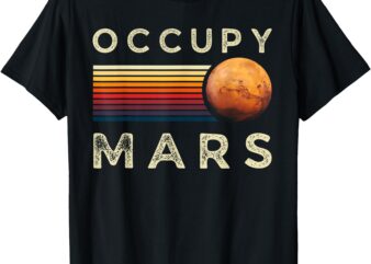 Occupy Mars Astronomy Space Explorer T-Shirt