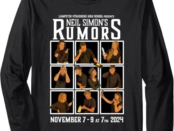 Official 2024 lshs fall play long sleeve t-shirt