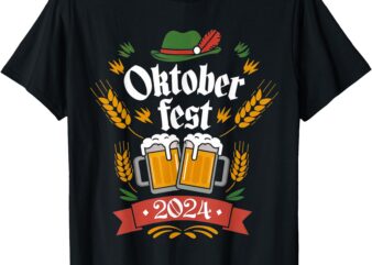 Oktoberfest 2024 Funny Oktoberfest 2024 Costume Men Women T-Shirt