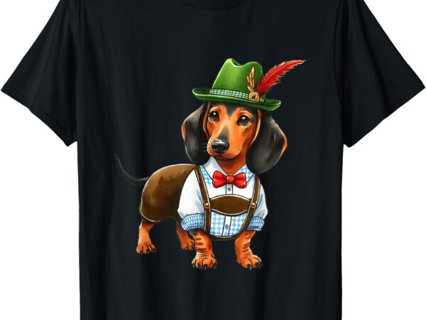 Oktoberfest dachshund cute sausage dog german kids men women t-shirt