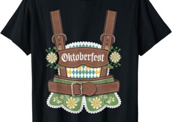 Oktoberfest Festival Lederhosen German Bavarian Outfit Women T-Shirt