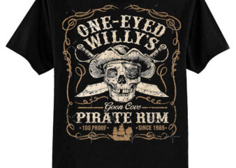 One Eyed Willy’s Goon Cove Pirate Rum Classic T-Shirt