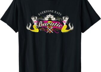 One Piece Everyone Eats At The Baratie Mermaids Zeff Anime T-Shirt