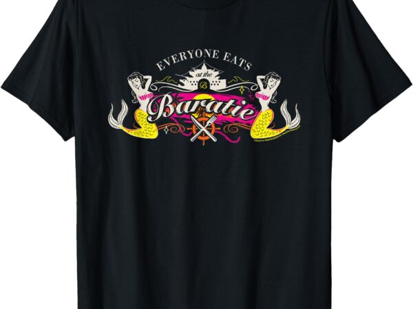 One piece everyone eats at the baratie mermaids zeff anime t-shirt