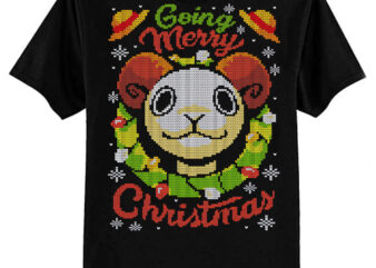 One Piece – Going Merry Christmas Ugly Sweater Classic T-Shirt