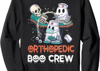 Orthopedic halloween shirt Orthopedic Boo Crew Halloween Sweatshirt