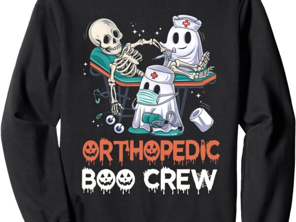 Orthopedic halloween shirt orthopedic boo crew halloween sweatshirt