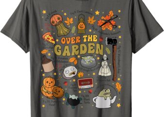 Over The Halloween Garden Wall Pumpkin Fall Thanksgiving T-Shirt