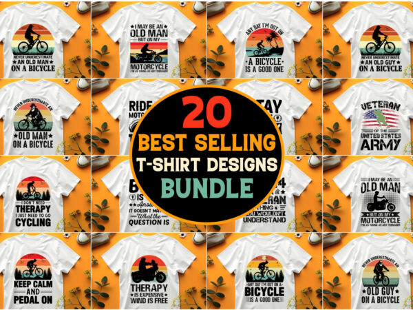 Pod best selling t-shirt design bundle