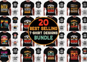 POD T-Shirt Designs Bundle