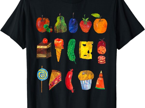 Party food caterpillar funny t-shirt