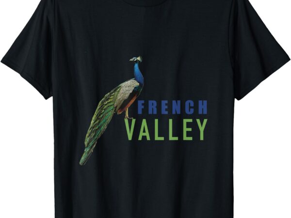 Peacock french valley t-shirt