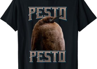 Pesto Penguin Pesto Brown Special Biggest Penguin Baby T-Shirt