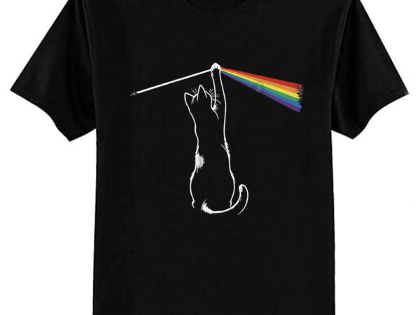 Pink floyd funny cat t-shirt