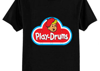 Play Drums Play-Doh style design T-Shirt