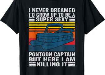 Pontoon Boating Lake Adventures For Summer Pontooning Lover T-Shirt