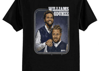 Caleb Williams & Rome Odunze Chicago Step Brothers T-Shirt