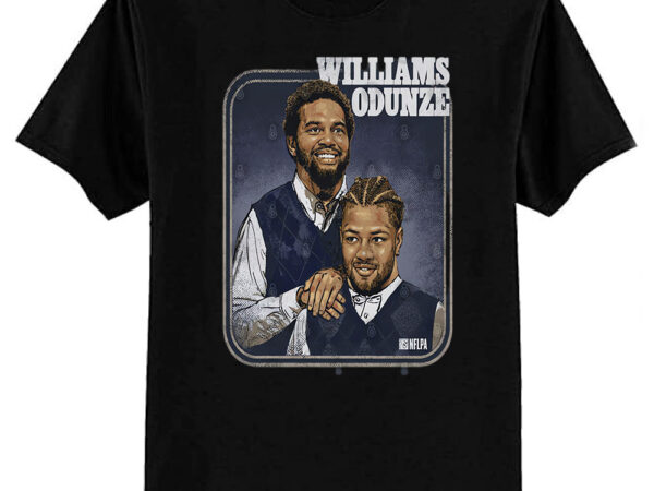 Caleb williams & rome odunze chicago step brothers t-shirt