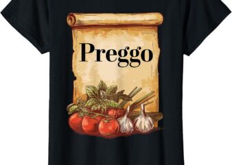 Preggo Sauce Cute Preggers Costume Pregnancy Announcement T-Shirt