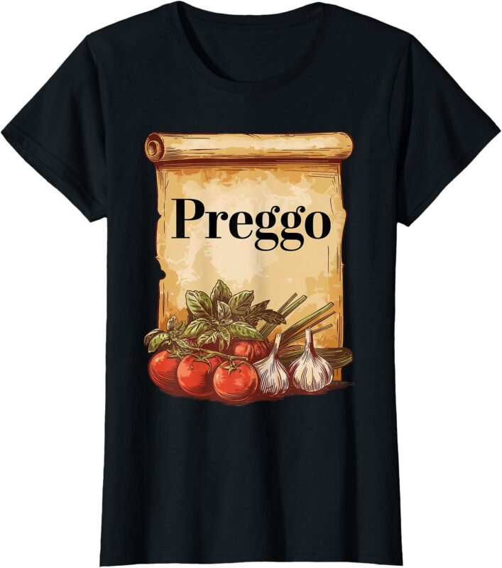 Preggo Sauce Cute Preggers Costume Pregnancy Announcement T-Shirt