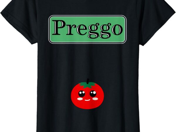 Preggo sauce funny maternity halloween costume tomato sauce t-shirt