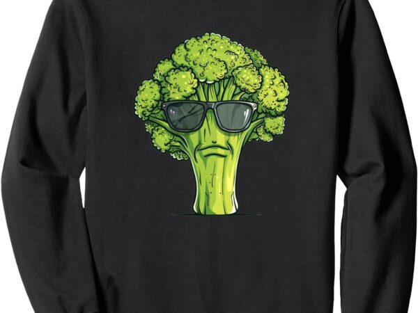 Pretty broccoli costume for vegetable lovers sweatshirt