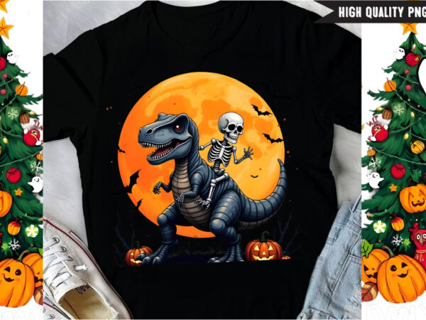 Spooky saurus rex t-shirt design, spooky saurus rex design bundle, halloween t-shirt design, happy halloween t-shirt design, halloween hallo