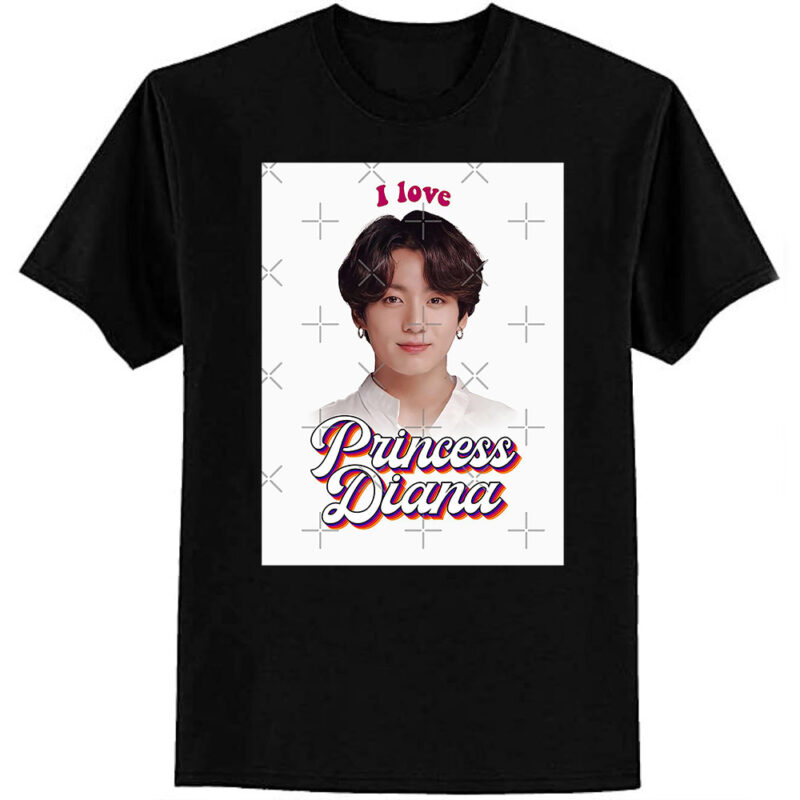 Princess Diana Jungkook kpop retro meme Classic T-Shirt