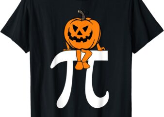 Pumpkin Pie Math Funny Halloween Thanksgiving Pi Day Kids T-Shirt