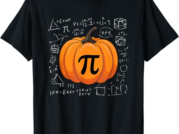 Pumpkin pie math teacher funny halloween thanksgiving t-shirt